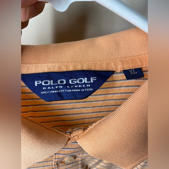 Polo Ralph Lauren Men's XLarge Coral Salmon Peach Short Sleeve Polo Shirt - Picture 4 of 8